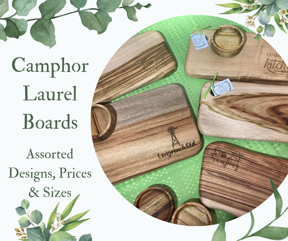 Cheese/Cutting Boards Camphor Laurel - Australian Made