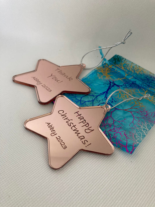 Star Decoration Personalised