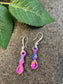 Multicoloured Heart/Flower/Teardrop Earrings