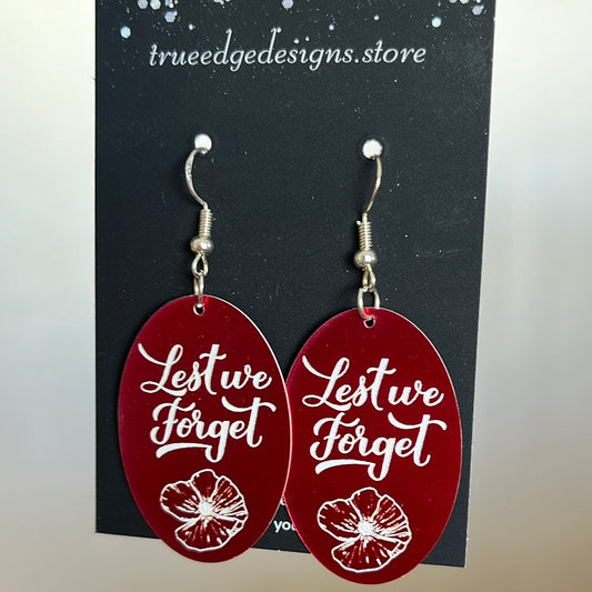 ANZAC Day Earrings