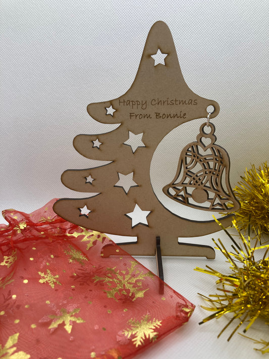 Christmas Tree Decor with Decoration- Personalised