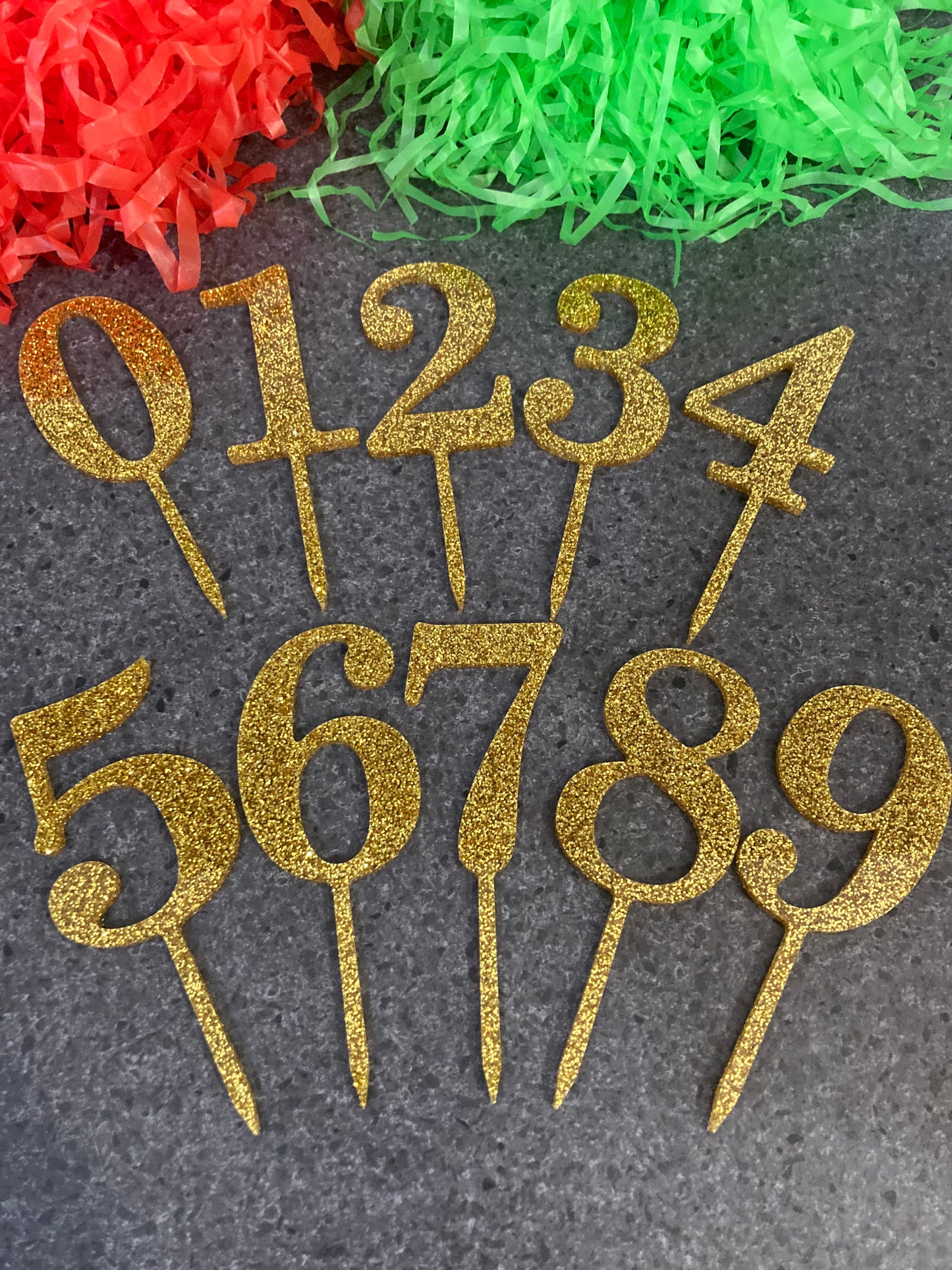 Cake Topper Numbers