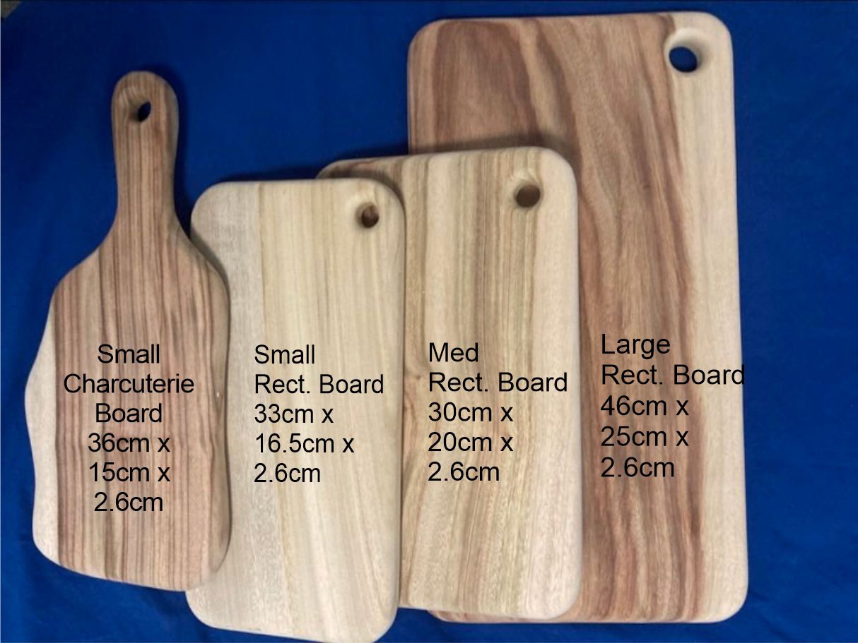 Personalised-Handwritten Recipe on Cutting Board-prices vary. Australian Made.