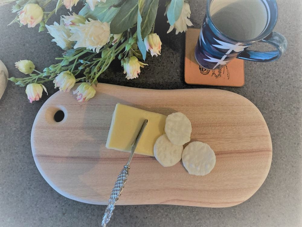 Curvy Cheese Board - with Engraving - Australian Made