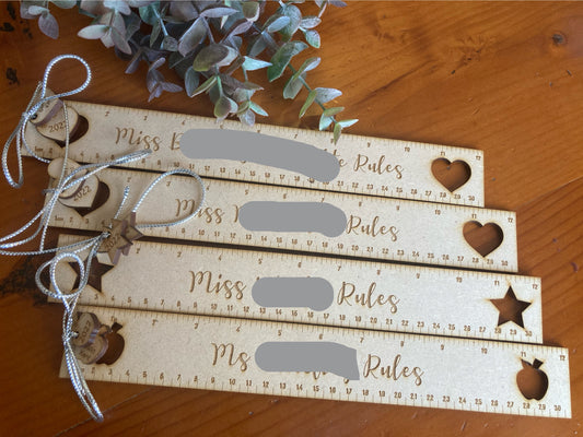 Ruler Teacher Appreciation Gift